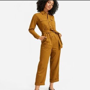 EVERLANE “The Utility Jumpsuit” Brass Size 2
